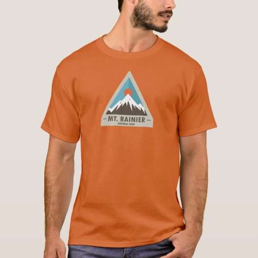 Nationaal park Mt. Rainier T-shirt (Voorkant)