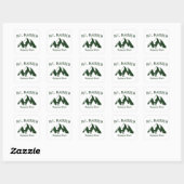 Nationaal park Mt. Rainier Vierkante Sticker (Vel)