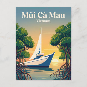 Nationaal park Mũi Cà Mau Vietnam Briefkaart