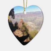Nationaal Park Mule Ride in Zuid-Kiabab Grand Cany Keramisch Ornament (Links)