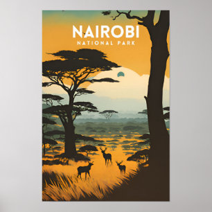 Nationaal park Nairobi Poster