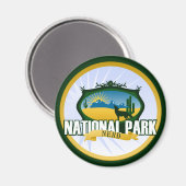 Nationaal Park Nerd - Woestijn Magneet (Voorkant / Achterkant)