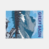 Nationaal park Nevada  Fleece Deken (Voorkant (Horizontaal))