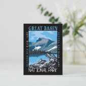 Nationaal park Nevada Retro verhit Briefkaart (Staand voorkant)