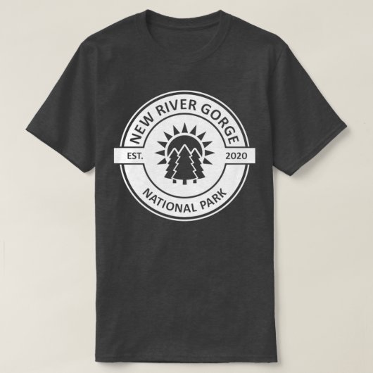 Nationaal Park New River Gorge 2 T-shirt (Design voorkant)