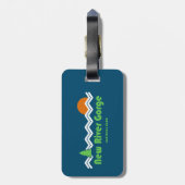 Nationaal Park New River Gorge Bagagelabel (Achterkant verticaal)