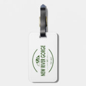 Nationaal Park New River Gorge Bagagelabel (Achterkant verticaal)