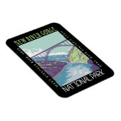  Nationaal Park New River Gorge Magneet (Rechterzijde)