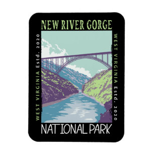  Nationaal Park New River Gorge Magneet