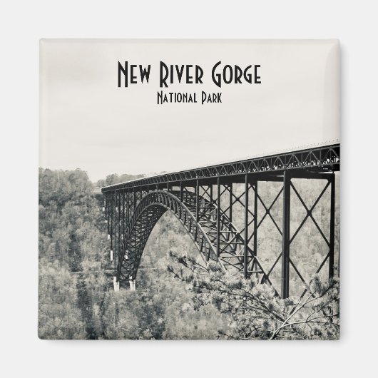 Nationaal Park New River Gorge Magneet (Voorkant)
