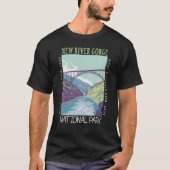 Nationaal Park New River Gorge T-shirt (Voorkant)