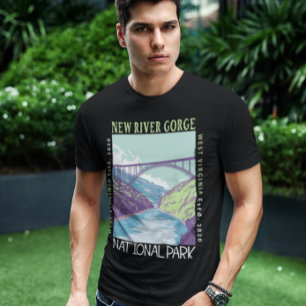  Nationaal Park New River Gorge T-shirt
