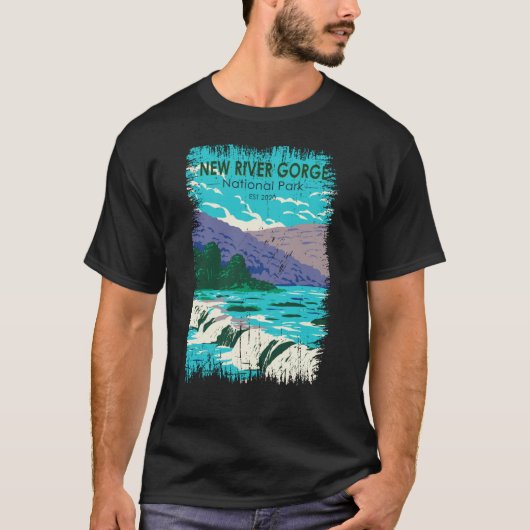 Nationaal Park New River Gorge T-shirt (Voorkant)