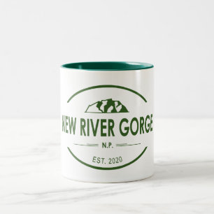 Nationaal Park New River Gorge Tweekleurige Koffiemok