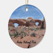 Nationaal Park Noord- en Zuid-Windows- Arches Keramisch Ornament (Links)