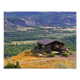 Nationaal park North Dakota Theodore Roosevelt Foto Afdruk