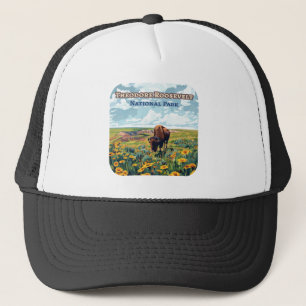 Nationaal park North Dakota Theodore Roosevelt Trucker Pet