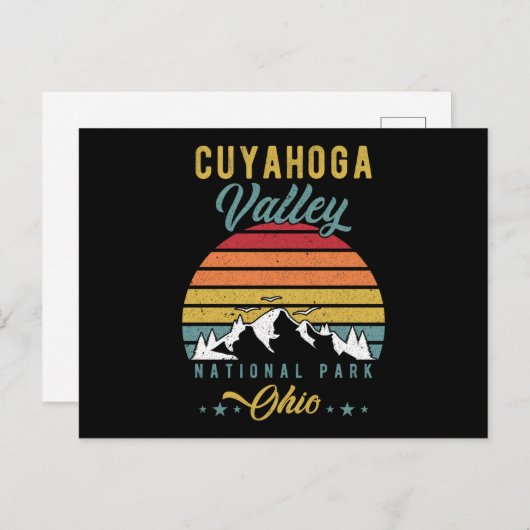 Nationaal park Ohio Briefkaart (Voorkant / Achterkant)