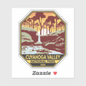 Nationaal park Ohio  Emblem Sticker (Vel)