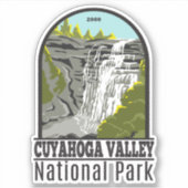 Nationaal Park Ohio Sticker (Voorkant)