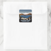 Nationaal park Oregon Vierkante Sticker (Tas)