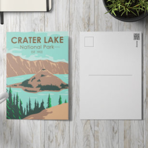Nationaal park Oregon Vintage Briefkaart
