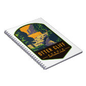 Nationaal park Otter Cliff Acadia Notitieboek (Rechterzijde)