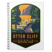 Nationaal park Otter Cliff Acadia Notitieboek (Voorkant)