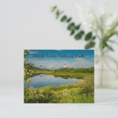 Nationaal park Oxbow Bend Bend Grand Teton Briefkaart (Staand voorkant)
