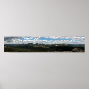 Nationaal Park Panoramiek van de Rocky Mountain 4 Poster