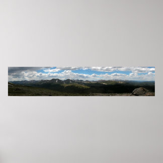 Nationaal Park Panoramiek van de Rocky Mountain 4 Poster