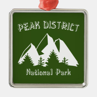 Nationaal park Peak Metalen Ornament