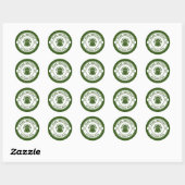 Nationaal park Peak Ronde Sticker (Vel)