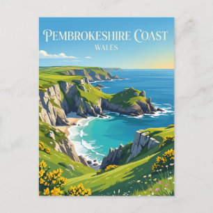 Nationaal park Pembrokeshire Coast Verenigd Konink Briefkaart