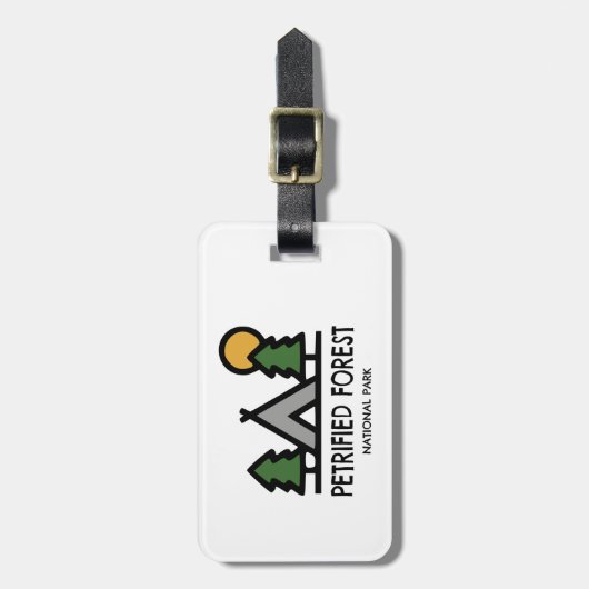 Nationaal park Petrified Forest Bagagelabel (Voorkant verticaal)