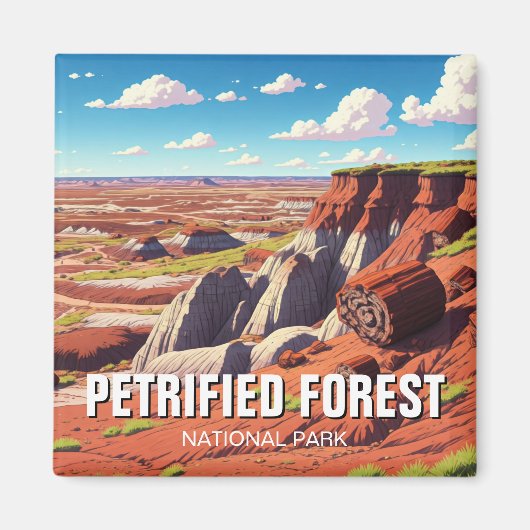 Nationaal park Petrified Forest Magneet (Voorkant)