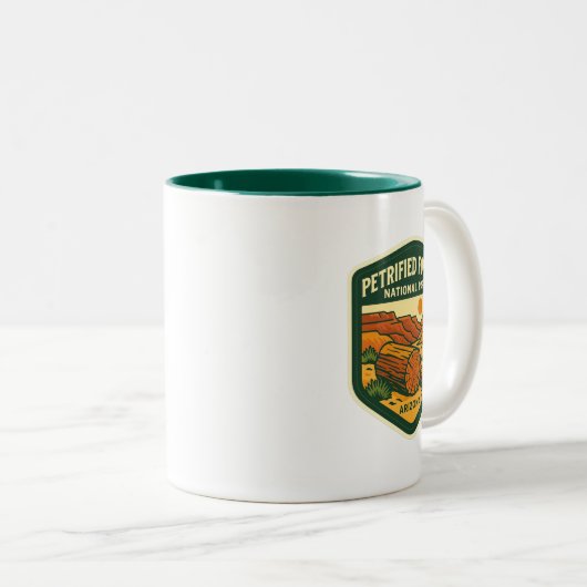 Nationaal park Petrified Forest, Mok voor souvenir (Voorkant rechts)