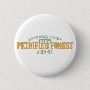 Nationaal park Petrified Forest Ronde Button 5,7 Cm