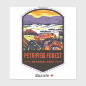 Nationaal park Petrified Forest Sticker (Vel)