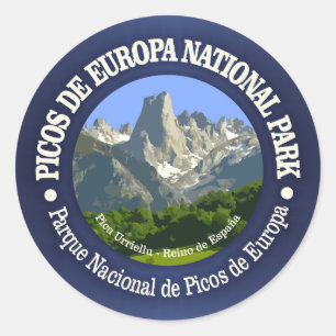 Nationaal park Picos de Europa Ronde Sticker