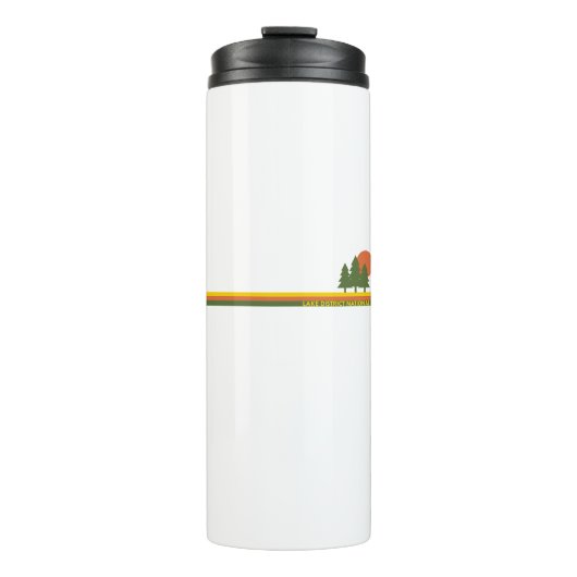 Nationaal park Pine Trees Sun Thermosbeker (Voorkant)