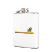 Nationaal park Pine Trees Sun van Mammoth Cave Heupfles (Links)