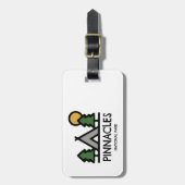 Nationaal park Pinnacles Bagagelabel (Voorkant verticaal)