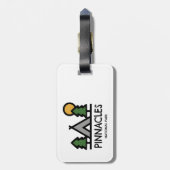 Nationaal park Pinnacles Bagagelabel (Achterkant verticaal)