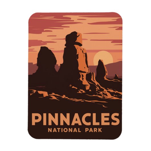 Nationaal park Pinnacles Magneet (Verticaal)