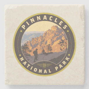 Nationaal park Pinnacles Stenen Onderzetter