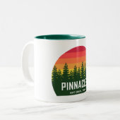 Nationaal park Pinnacles Tweekleurige Koffiemok (Voorkant links)