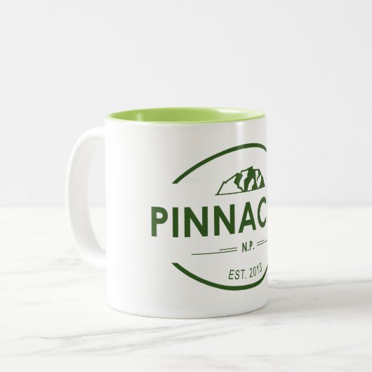 Nationaal park Pinnacles Tweekleurige Koffiemok (Voorkant links)