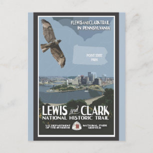 nationaal park Pittsburgh Pennsylvania Briefkaart