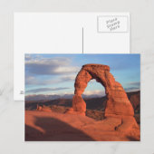 Nationaal park Plain Arches, Utah Delicate Arch Briefkaart (Voorkant / Achterkant)